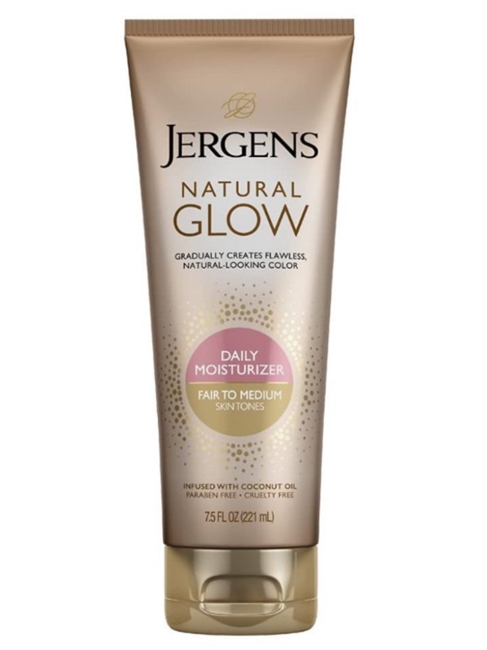 Jergens Natural Glow Sunless Tanning Lotion, Self Tanner, Fair to Medium Skin To